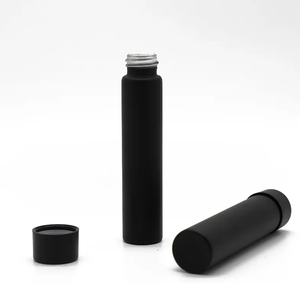 Tube à cigares en verre transparent de 115 mm et 120 mm, pot à fleurs en verre, tube à rouleaux résistant aux enfants avec bouchon de sécurité enfant - Product Image 5