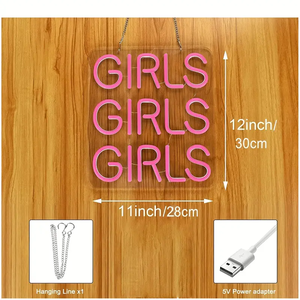 <strong>Neon</strong> <strong>Signs</strong> Girls <strong>Beer</strong> Bar Home Art <strong>Neon</strong> Light Handmade LED <strong>Neon</strong> Lights Sign With Dimmer for Bedroom Office Hotel Pub - Product Image 6