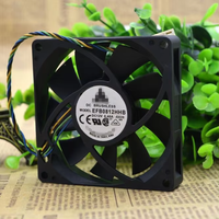 Ventilateur de boîtier d'ordinateur EFB0812HHB 80*80*15MM 8015 12V 0.4A, ventilateur de refroidissement CPU PWM