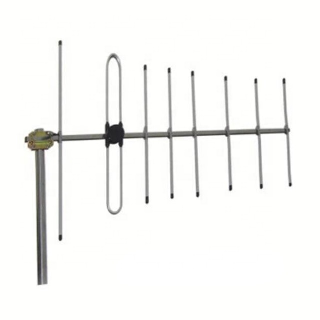 12DBi Outdoor External VHF UHF Radio Base Yagi Directional Antenna 8 Elements