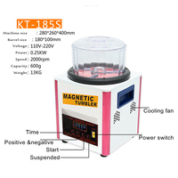 LY KT-360 750W polisseuse de bijoux électrique magnétique, Machine de polissage pour bijoux or et argent, Kit d'outils de polissage