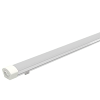 Luminaire LED étanche à la vapeur 4FT 36W 1200mm IP66 5000K 130lm/W certifié CE SAA RoHS pour usage industriel et supermarché