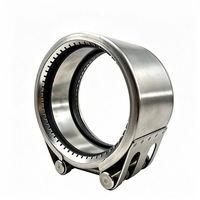 Collier de serrage marin pliable à double clip en acier inoxydable 304 pour réparation rapide de tuyaux, avec joints EPDM et NBR