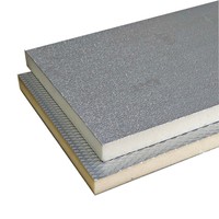 Panneaux de conduits pré-isolés en PU, conduits en polyuréthane, feuille d'aluminium, isolation pour climatisation 150-200 microns, panneau de conduit en mousse d'air.