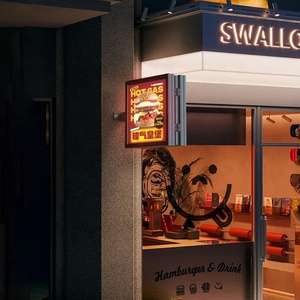 Pannello impermeabile per pubblicità stradale <span class=keywords><strong>a</strong></span> <span class=keywords><strong>Led</strong></span> da esterno P5, schermo <span class=keywords><strong>a</strong></span> <span class=keywords><strong>Led</strong></span> fisso <span class=keywords><strong>a</strong></span> doppia faccia - Product Image 4