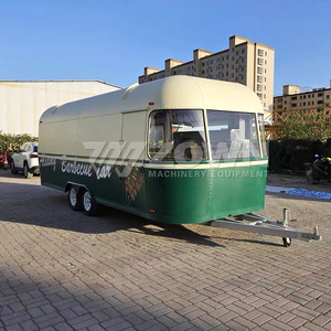 Remorque alimentaire mobile écologique et économe en énergie, chariot alimentaire en acier inoxydable à faible consommation pour la restauration de collations en extérieur - Product Image 6