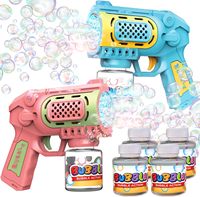 Pistolet à bulles électrique automatique d'extérieur EPT en gros pour l'été avec solution de recharge, idéal pour les cadeaux des enfants, garçons et filles