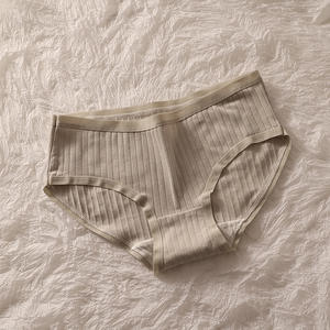 Ropa Interior Antibacteriana de Algodón Puro Tejido para Mujer, Venta Directa de Fábrica, Cintura Media, Transpirable, Estilo Hipster - Product Image 5