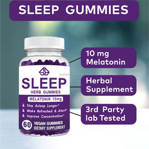 Gomitas de L-Teanina y Melatonina a Base de Hierbas, Suplemento para Mejorar el Sueño y la Memoria, 60 Unidades para Hombre - Product Image 4