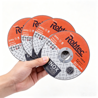 Disque de coupe en résine robuste 125x1.2x22.2mm pour meuleuse d'angle - Disque de coupe métallique de qualité industrielle (12200 tr/min)