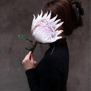 Arreglo Floral de Seda Blanca de Alta Calidad al por Mayor, Flor Artificial de Tallo Único para Decoración de Bodas y Hogar - Product Image 2