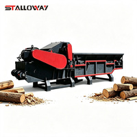 Broyeur de bois électrique diesel en option, déchiqueteuse de bois portable à tambour, capacité 8t/h, pour ferme autonome et branches sauvages