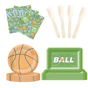 DAMAI Nuevo Diseño Temático de Cancha de Baloncesto Verde para Fiestas y Celebraciones de Cumpleaños - Product Image 3