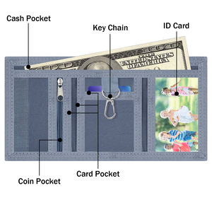 Boys and Girls Trifold Card Holder <strong>Wallets</strong> with Zipper, Perfect <strong>for</strong> <strong>Teens</strong> Cartoon <strong>Wallet</strong> <strong>for</strong> Kids Birthday Present - Product Image 2
