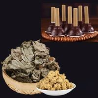 50 pièces de pâte de moxibustion en tube, moxa auto-adhésive, thérapie par bougie à l'armoise