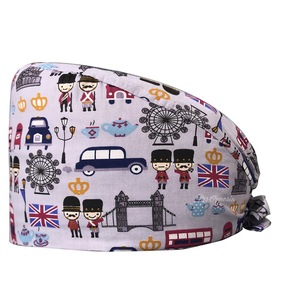 Chapeaux de gommage dentaire Casquettes de gommage dentaire Chapeau unisexe respirant Bandeau mignon imprimé pour clinique dentaire Casquette de travail - Product Image 1