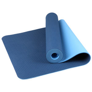 Alta calidad XINGYUN 6mm de espesor TPE esterilla de Yoga con logotipo personalizado antideslizante de doble cara 183cm de longitud de uso Universal de fábrica al por mayor - Product Image 5
