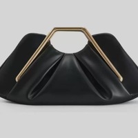 Petit sac nuage de niche pour événements formels, sac plissé pour tenues de soirée, sac bandoulière haut de gamme pour le bras, sac pour femme