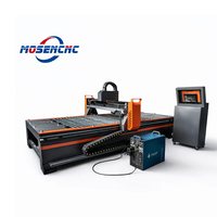 Máquina de corte combinada CNC de plasma y láser de alta resistencia Jinan Mosencnc con accionamiento servo paso a paso y software de anidamiento automático para construcción de acero