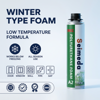 Mousse expansive isolante pour basses températures, toutes saisons, pour extérieur, formule de remplissage de joints pour travaux par temps froid