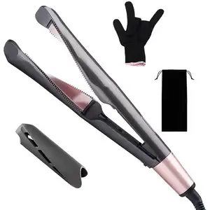Wholesale Custom Professional Hair Curler Straightener Dual-purpose Hairdressing Tool Hair Curling Iron