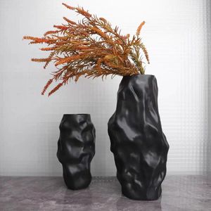 Jarrón de Resina Blanco Bisque de Lujo para Decoración del Hogar, Accesorios de Interior Minimalistas al por Mayor - Product Image 5