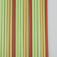 Bâtonnets diffuseurs en fibre de polyester vert clair 3 mm, non-décolorants, pour recharges de parfum d'ambiance, vente en gros