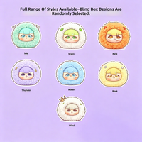Robot AI Pendamping Dual-core Soul MoMo, Mainan Boneka Plush Poliester Interaktif Bertenaga AI, Hadiah Ulang Tahun Anak, Pendamping Meja