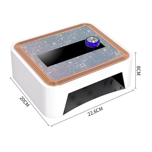 Venta caliente nueva lámpara de uñas recargable con tachuelas de diamante secador de uñas temporizado inteligente sin manos negras secador de uñas con pegamento de aceite <span class=keywords><strong>L14</strong></span> - Product Image 3