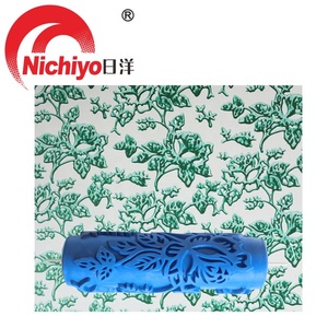 Rodillo de pintura con patrón en relieve estilo americano para decoración DIY, rodillo decorativo con relieve - Product Image 1