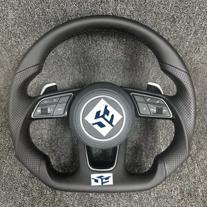 Volante de Fibra de Carbono con Pantalla LED para Audi A4 A5 S4 S3 S5 RS4 RS5 B9 2017 2018 2019 2020 2021 2022 <span class=keywords><strong>2023</strong></span> - Product Image 1