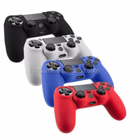 Étui de protection en silicone pour manette PS4, housse antidérapante en caoutchouc, coque antichoc, accessoires de jeu