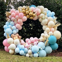 Kit d'arche de ballon rond Support d'arc de ballon couronne de cercle Support de ballon décor de fête d'anniversaire de mariage Baby Shower D23-10