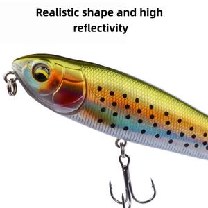<span class=keywords><strong>Leurre</strong></span> flottant longue portée SNEDA 13,3g, type « Walk the Dog », <span class=keywords><strong>pour</strong></span> la pêche au Mahseer, au Barbel chinois et au Mandarin. - Product Image 6
