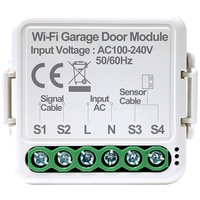 Mini Controlador WiFi Inalámbrico para Persianas Enrollables, Módulo de Interruptor para Puerta de Garaje, Control Remoto Inteligente con Temporizador