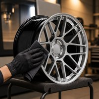 Jantes forgées monobloc en aluminium 6061-T6, personnalisées, multi-rayons, concaves, polies argentées, PCD 5x114.3/120/112/108 pour voiture 5 places