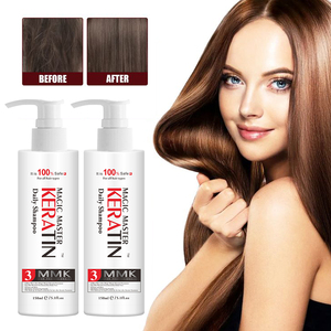 Traitement à la kératine bio brésilienne MMK sans formaldéhyde, <span class=keywords><strong>lissage</strong></span> des cheveux, réparation, shampoing à la kératine pour cheveux abîmés - Product Image 2