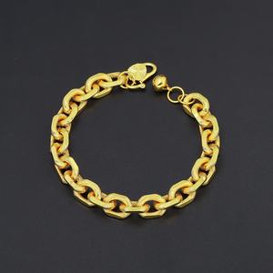 Pulsera de Cadena con Cruz Chapada en Oro de 24K para Mujer, JXX, Joyería Personalizada en Oferta - Product Image 3