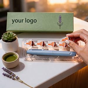 Custom Logo Medical <b>Pen</b> Storage Box Portable Printed Paper Packaging Case for Insulin Injection <b>Pen</b> Clinic Home Use <b>Pen</b> Box - Product Image 1