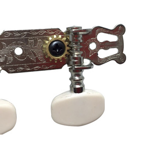<span class=keywords><strong>Guitare</strong></span> électrique folk, manivelles d'accordage fermées triples argentées longues, accessoire d'instrument <span class=keywords><strong>de</strong></span> musique en ABS - Product Image 4