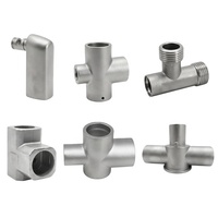 Pièces de fonderie à la cire perdue sur mesure, usinées avec précision, en acier inoxydable 304 316, pour raccords de robinets