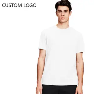 Summer 100% cotton Quick Dry t-shirt Blank dtg graphic Custom screen printing logo plain Tee unisex white waterproof Men T Shirt