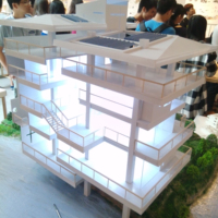 Arsitektur cetak 3d Model bangunan rumah cetak 3d/nilon/Resin/logam SLA / SlS / SlM 3D