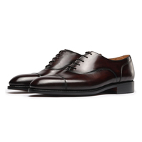 Chaussures Oxford en cuir de vachette pleine fleur pour hommes 2025 – Durables, confortables, en cuir véritable, pour affaires, formelles, à lacets, décontractées et habillées