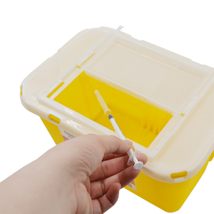 Vuông kim <span class=keywords><strong>Sharp</strong></span> xách tay y tế tùy chỉnh Nhãn Chất thải <span class=keywords><strong>container</strong></span> cho phòng khám bệnh viện - Product Image 3