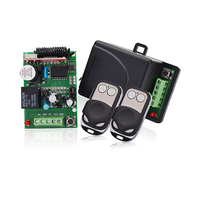 Récepteur RF sans fil longue portée à un canal DC12V 24V en option 433Mhz Code d'apprentissage Code simple Décodeur Récepteur Contrôleur