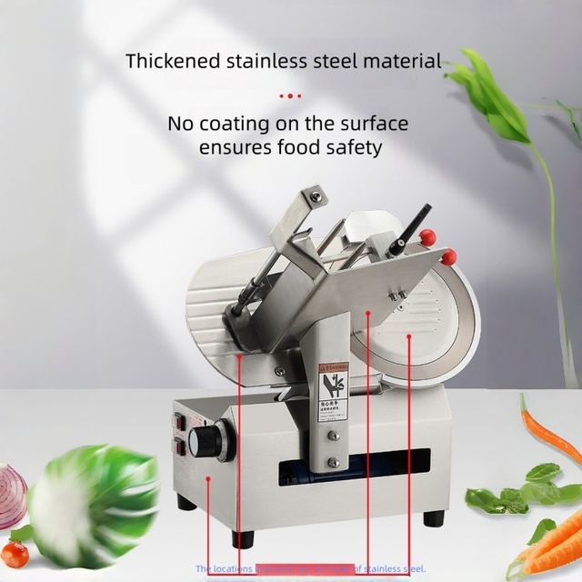 New Automatic Meat Planer Stainless Steel Custom Thickness Adjustable 1 Year Warranty for Restaurant