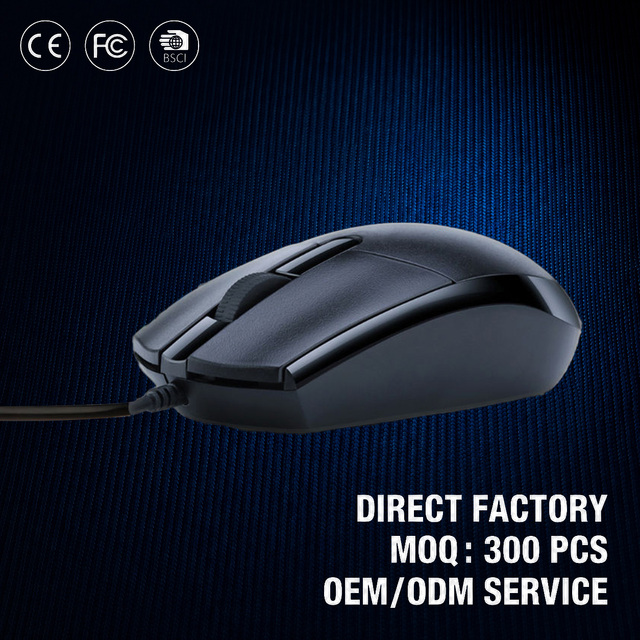 Professional Wired USB Gaming Mouse 1200 DPI High-Precision Silent Optical Sensor Ergonomic 3-Button E-Sports PC Gamer