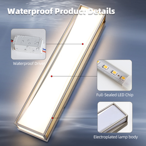 โคมไฟติดผนังหินอ่อนธรรมชาติสุดหรู พร้อมไฟ LED สีทองแดง ให้แสงวอร์มไวท์ เหมาะสำหรับบ้าน สำนักงาน ห้องนั่งเล่น และห้องน้ำ - Product Image 3