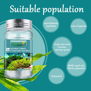 Guangzhou Winstown bitkisel sağlık takviyesi 500mg tablet diyet lifi 100 <span class=keywords><strong>Spirulina</strong></span> tablet - Product Image 5